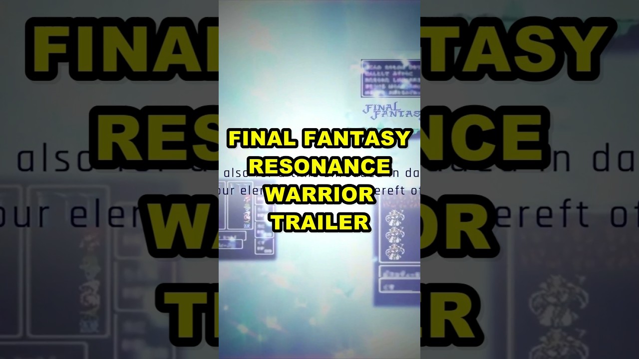 Read more about the article Final Fantasy Resonance Warrior of Light Trailer Drops