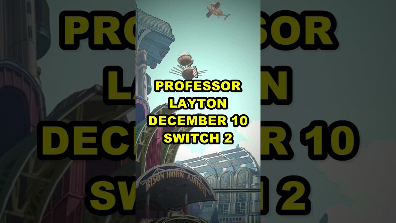 Read more about the article Professor Layton: New World of Steam ab 10. Dezember