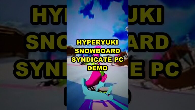 HYPERyuki: Snowboard Syndicate Demo Coming to PC